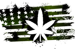 Marijuana American Flag